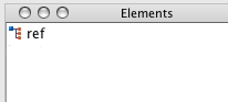 Fig. 3. What an Editor Sees for Possibilities (inside a Reference List).