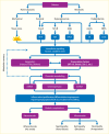 Flow chart showing hyperglycemia-induced epigenetic aberrations alter
transcription factors involved in the expression of genes mediating the
pathogenesis of diabetic kidney disease