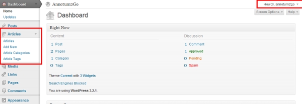 Fig. 3. Admin Dashboard.