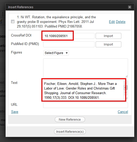 Fig. 16. DOI reference lookup.