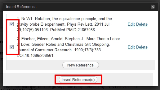 Fig. 18. Inserting references.