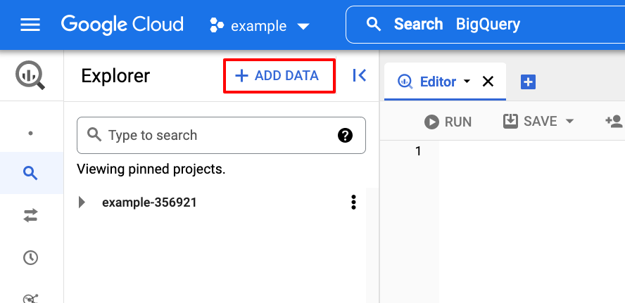 Click Add Data to add ncbi-pathogen-detect to the data explorer