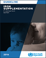 Cover of Guideline: Iron Supplementation in Postpartum Women