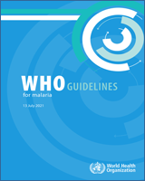 Cover of WHO Guidelines for malaria