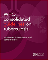 Cover of WHO consolidated guidelines on tuberculosis