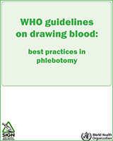 Cover of WHO Guidelines on Drawing Blood