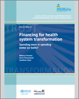 Cover of Financing for health system transformation