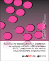 Cover of Guidelines for Assessing the Utility of Data from Prevention of Mother-to-Child Transmission (PMTCT) Programmes for HIV Sentinel Surveillance Among Pregnant Women