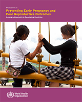 Cover of WHO Guidelines on Preventing Early Pregnancy and Poor Reproductive Health Outcomes Among Adolescents in Developing Countries