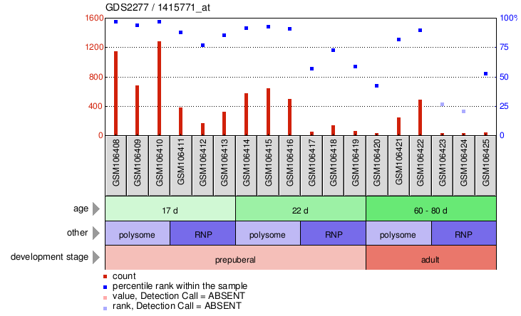 Gene Expression Profile